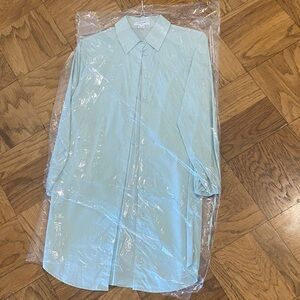 Ladies oversized button down - shirt dress